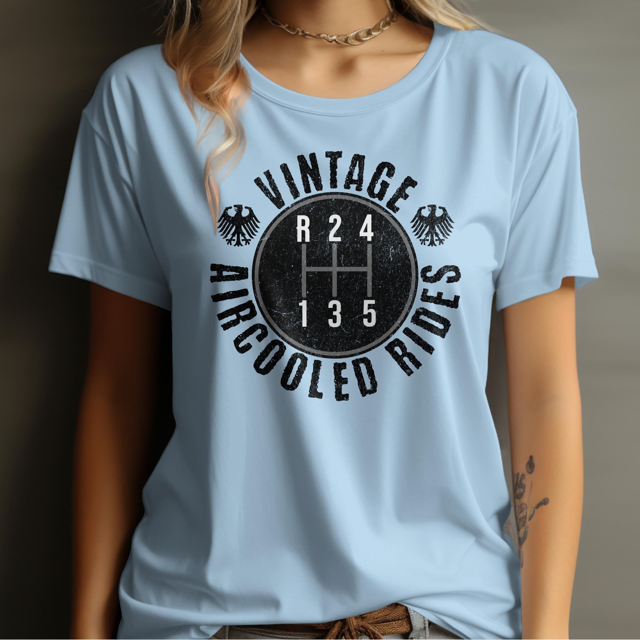 Vintage AirCooled Rides 5-Speed T-Shirt