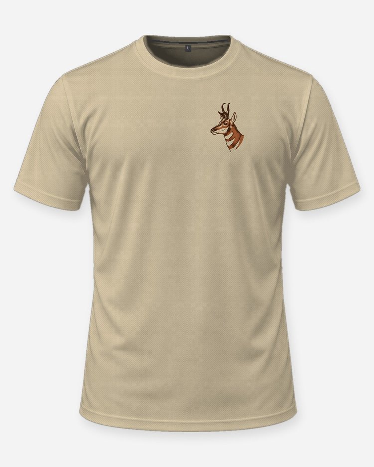 Best Dad By A Long Shot Pronghorn Funny Hunting T-Shirt - front