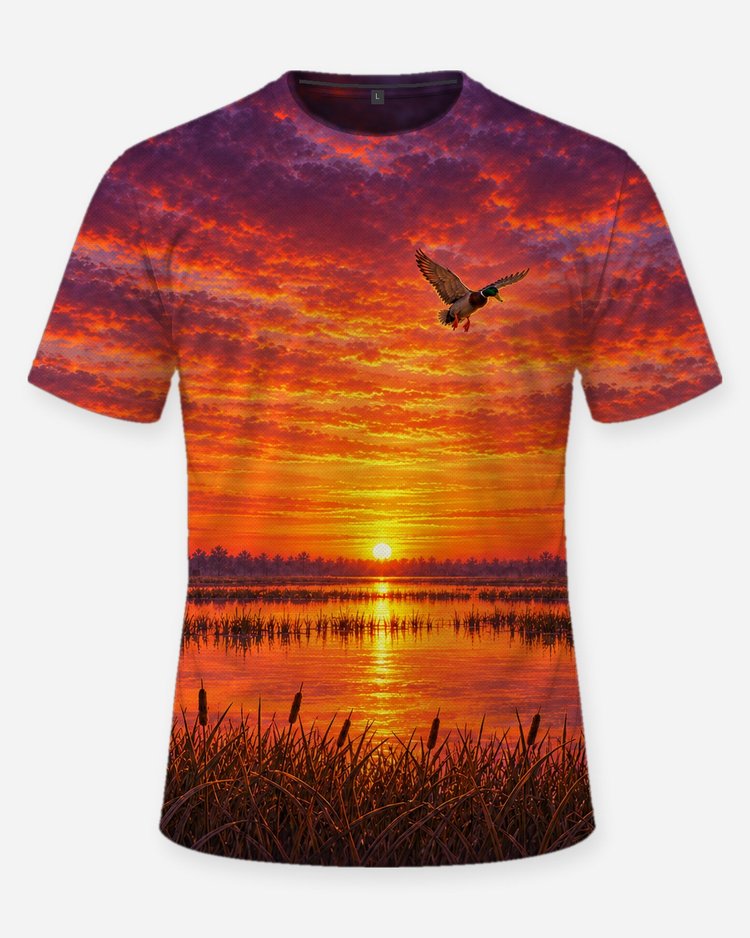Hunting Partners For Life Couple Custom Names Duck Blind Shirt - front