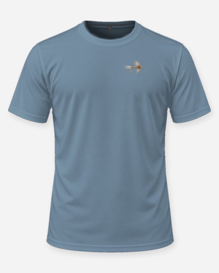 Nice Cast Fly Rod Couple Fishing T-Shirt - front