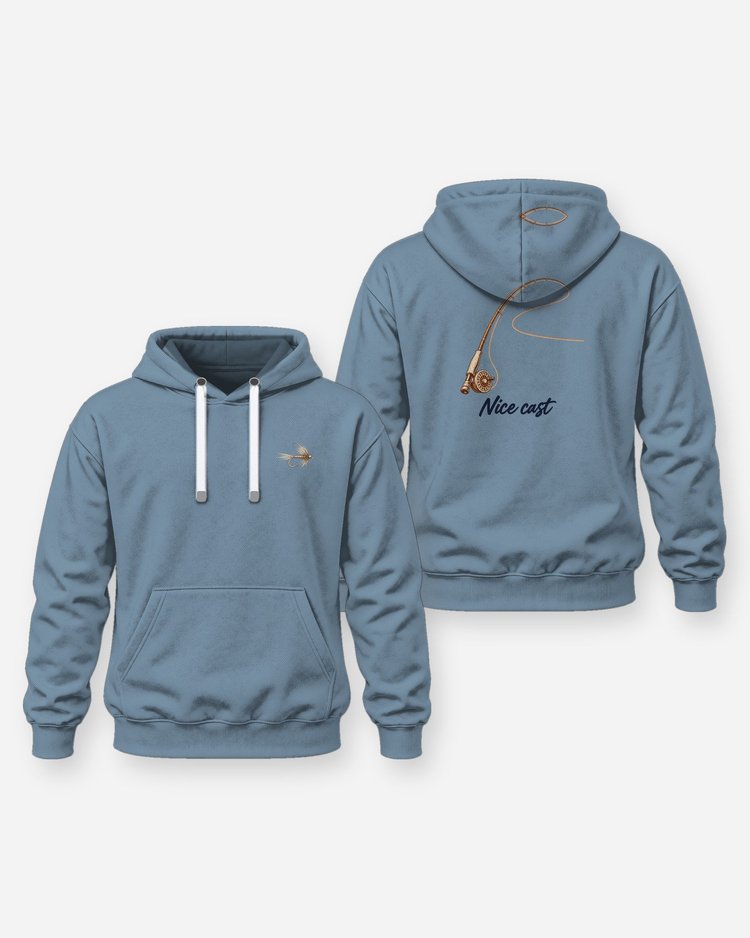 Nice Cast Fly Rod Couple Fishing T-Shirt - Hoodie