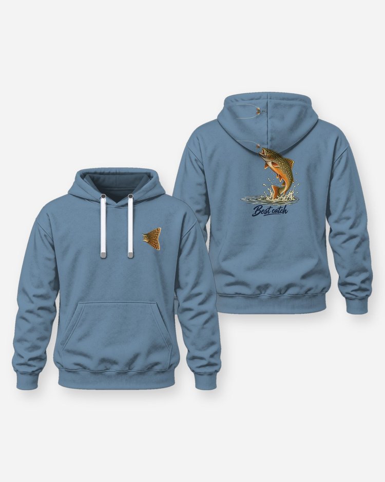 Best Catch Brook Trout Couple Fishing T-Shirt - Hoodie