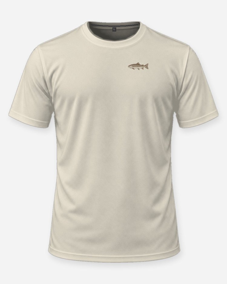 Vintage Trout Species Chart Fly Fishing T-Shirt - front
