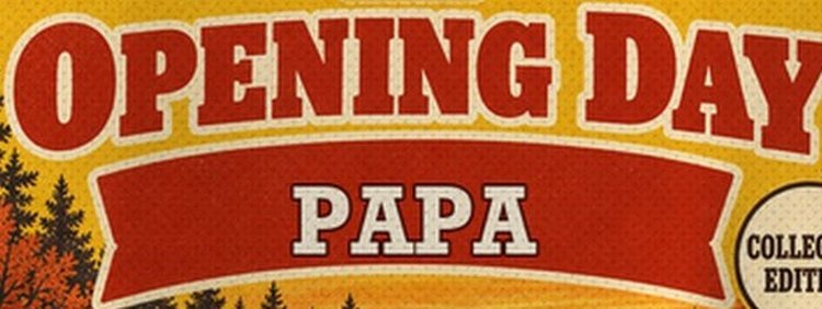 Opening Day Papa Action Figure Box Custom Name Hunting Shirt - print close-up