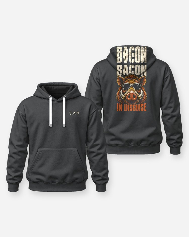 Bacon In Disguise Wild Hog Sunglasses Funny Hunting T-Shirt - Hoodie
