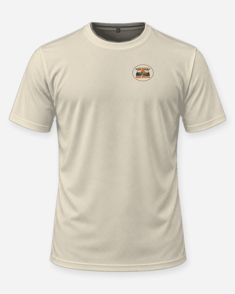 Done Working Gone Hunting Retro Retirement Bowhunter T-Shirt - front