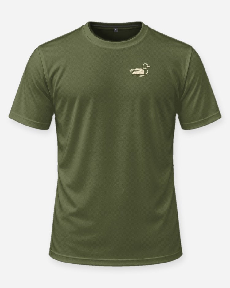 Fluent In Duck Mallard Decoy Duck Hunting T-Shirt - front