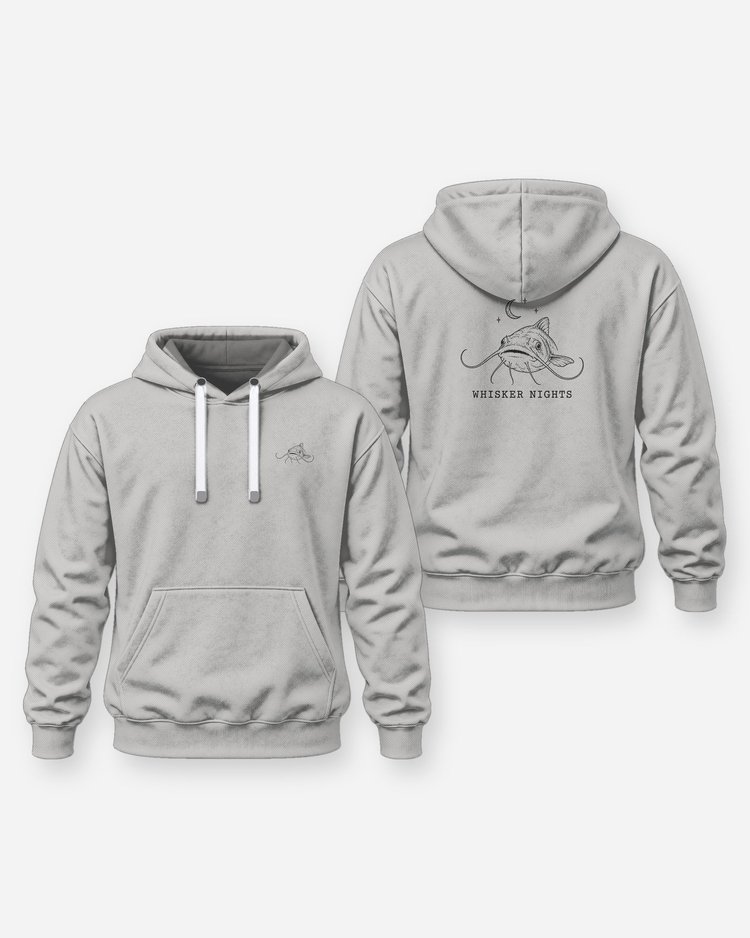 Whisker Nights Channel Catfish Night Fishing T-Shirt - Hoodie