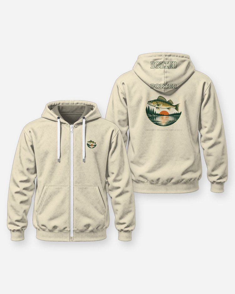 Custom Name Chasing Walleye Since Year Badge T-Shirt - Zip Hoodie
