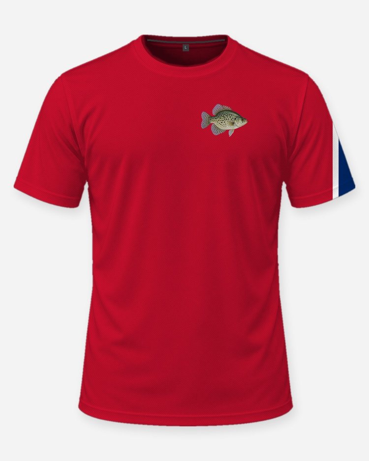 Custom Name Tennessee Flag Crappie Night Fishing Shirt - front