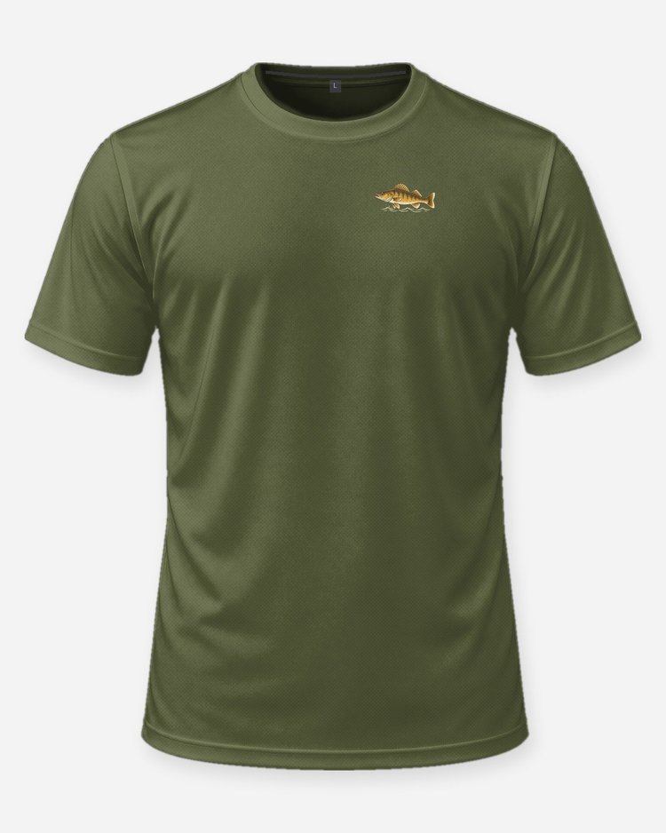I'm Retired The Lake Is My Office Walleye Fishing T-Shirt - front