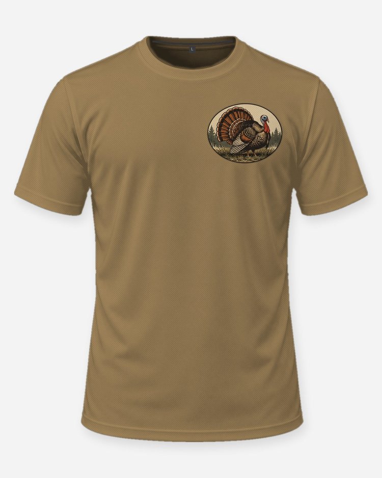 Turkey Season Checklist Scout Call Wait Thank Hunting Shirt - front