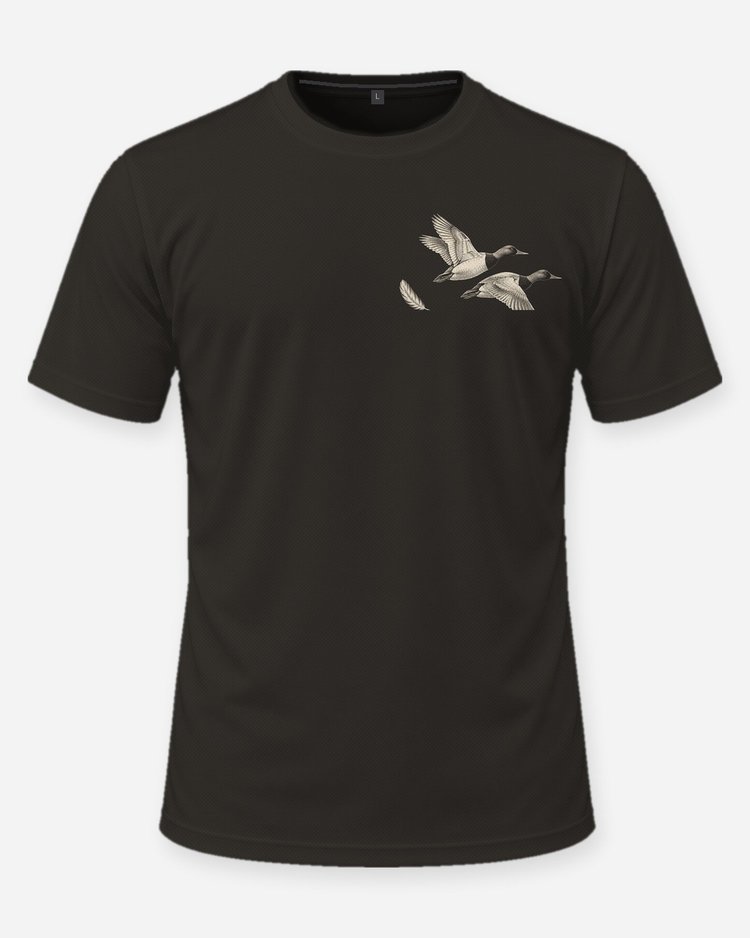 Your Stories Fly With Us Canvasback Duck Memorial Hunting Shirt - front