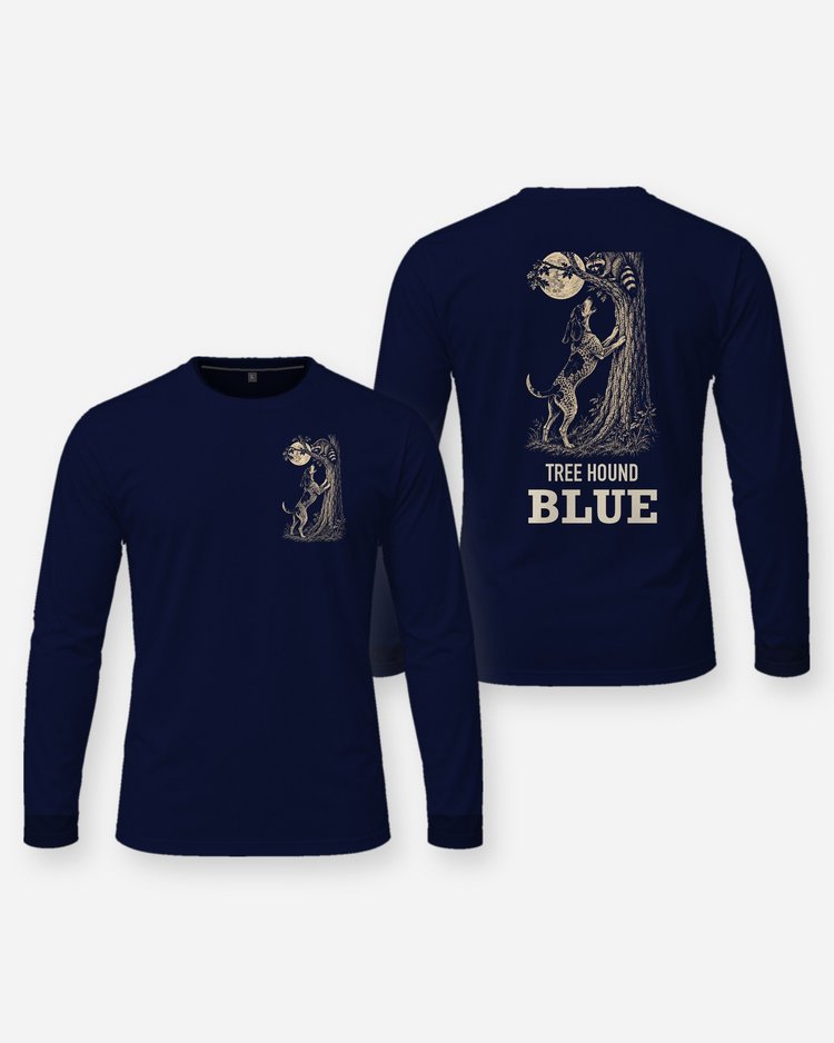 Custom Dog Name Bluetick Coonhound Tree Hound Shirt - Long Sleeve