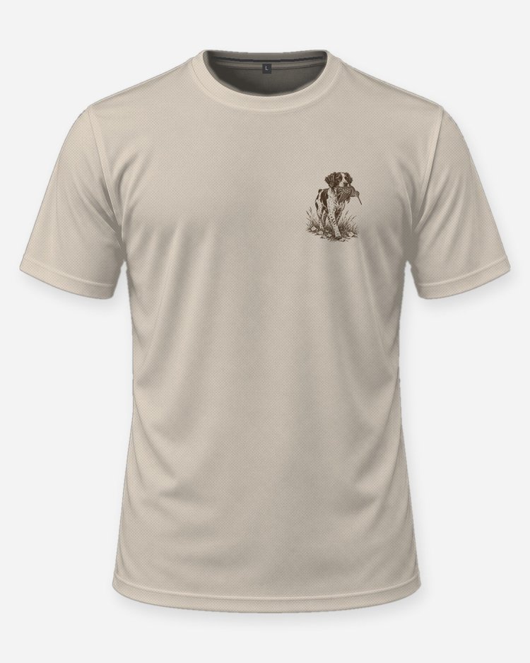 Custom Dog Name Brittany Woodcock Upland Partner Shirt - front