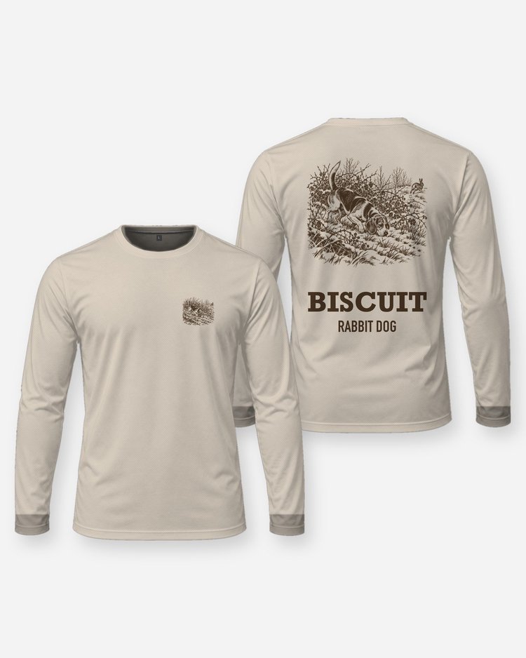Custom Dog Name Beagle Rabbit Dog Hunting Shirt - Long Sleeve