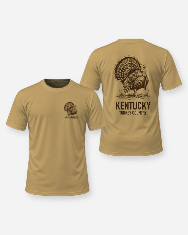 Custom State Turkey Country Woodcut Hunting Shirt - front and back