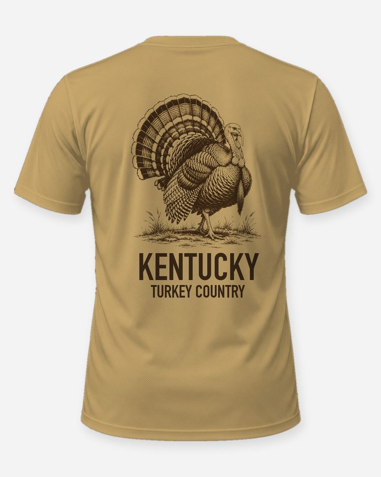 Custom State Turkey Country Woodcut Hunting Shirt - back