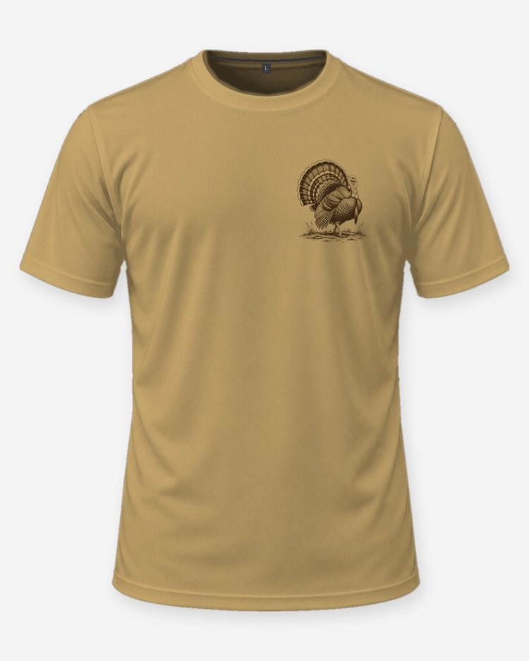 Custom State Turkey Country Woodcut Hunting Shirt - front