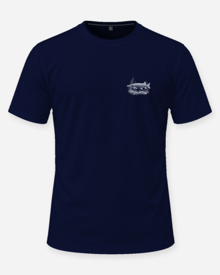 Custom Name And Seasons Count Muskie Fishing Shirt - front