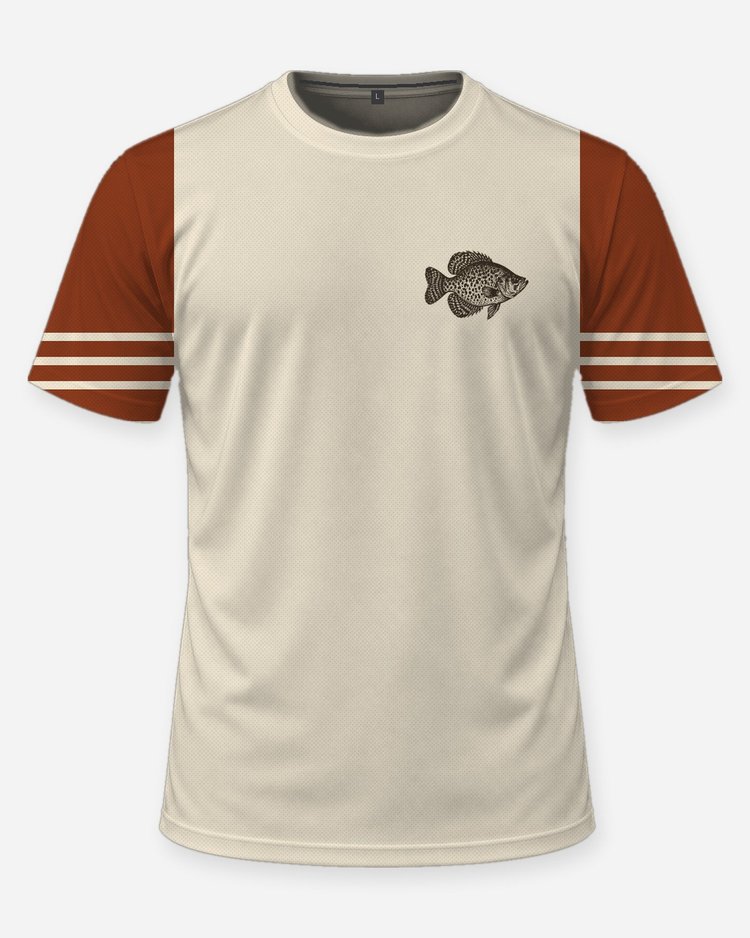 Custom Family Name Crappie Fishing Crew Shirt - front