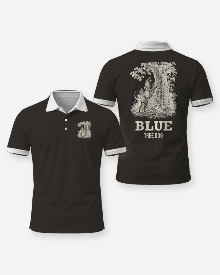 Custom Dog Name Coonhound Tree Dog Hunting Shirt - Polo