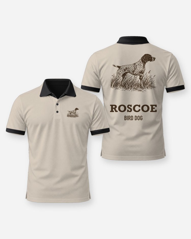 Custom Dog Name German Shorthaired Pointer Bird Dog Shirt - Polo