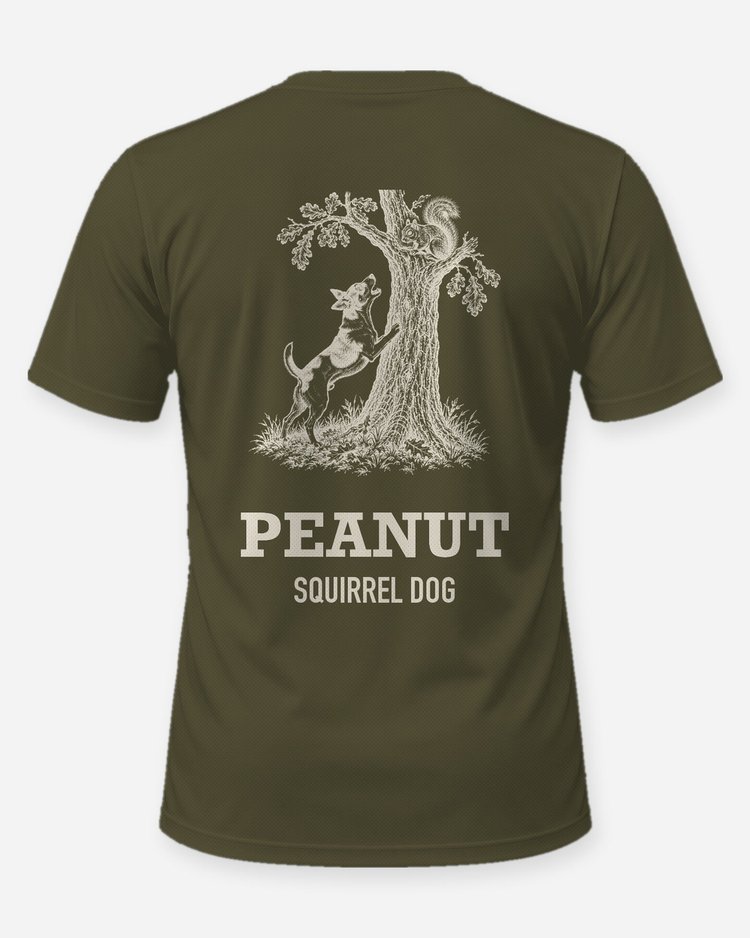 Custom Dog Name Feist Squirrel Dog Hunting Shirt - back