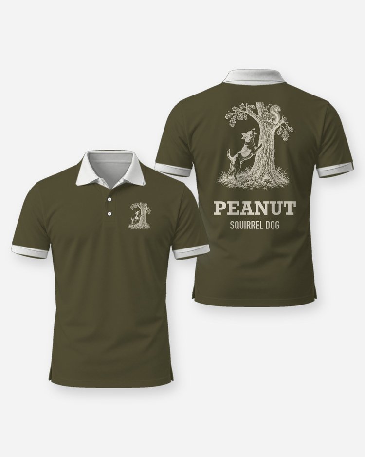 Custom Dog Name Feist Squirrel Dog Hunting Shirt - Polo