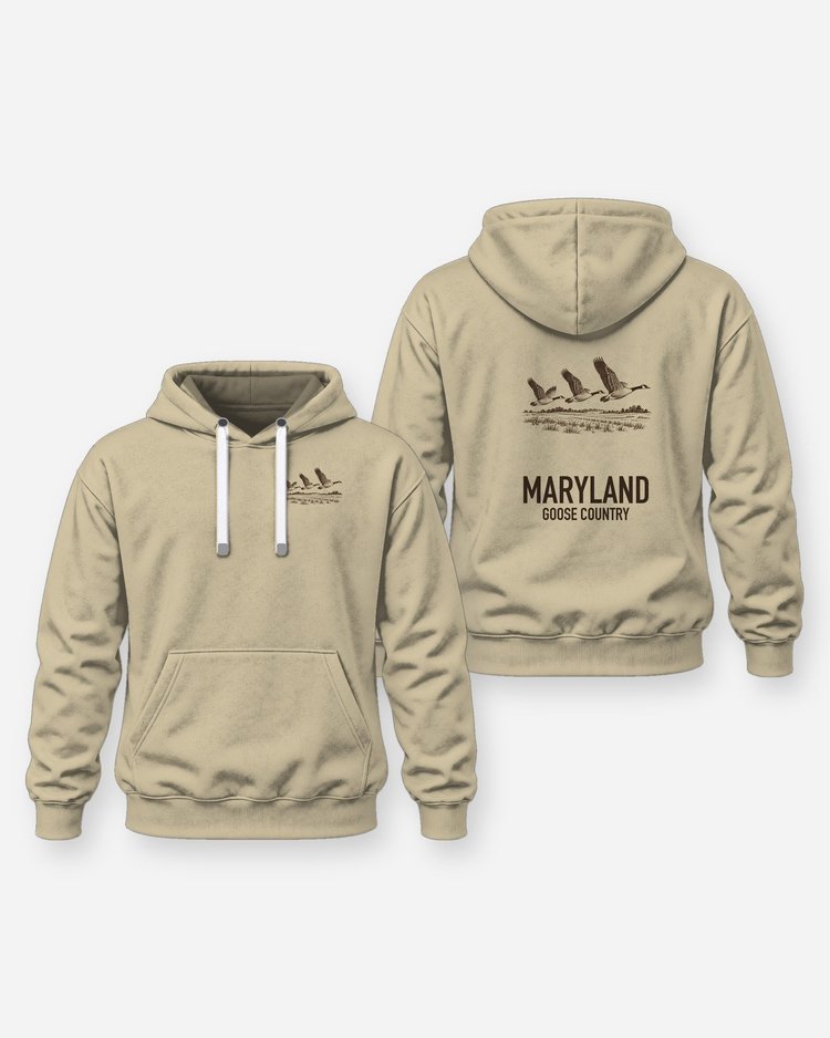 Custom State Goose Country Woodcut Waterfowl Shirt - Hoodie