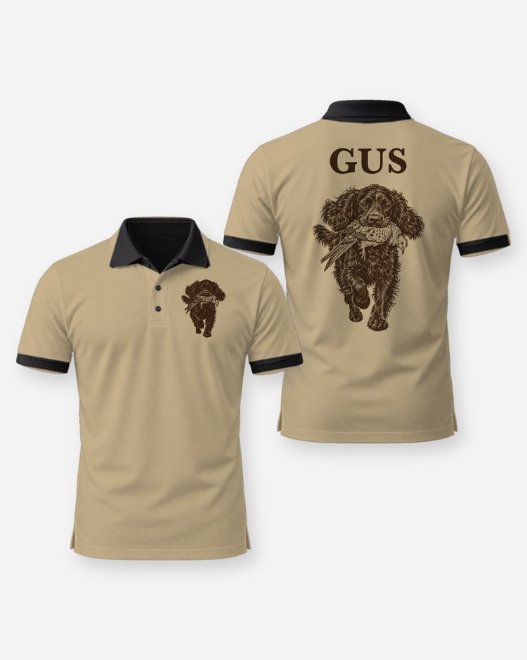 Custom Dog Name Boykin Spaniel Dove Hunt Shirt - Polo