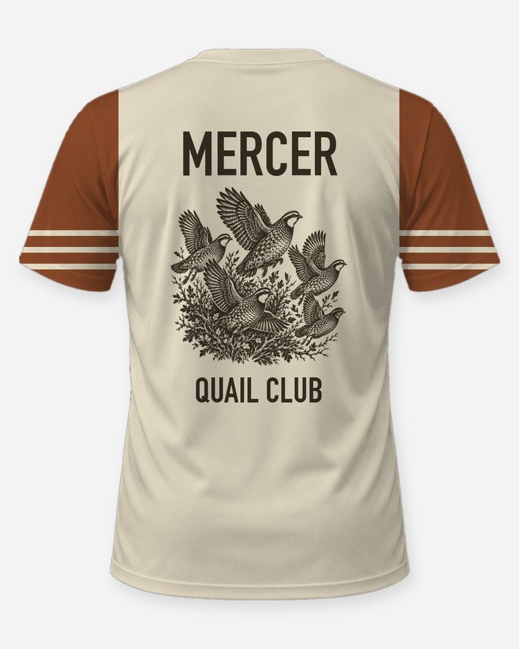 Custom Family Name Bobwhite Quail Club Hunting Shirt - back