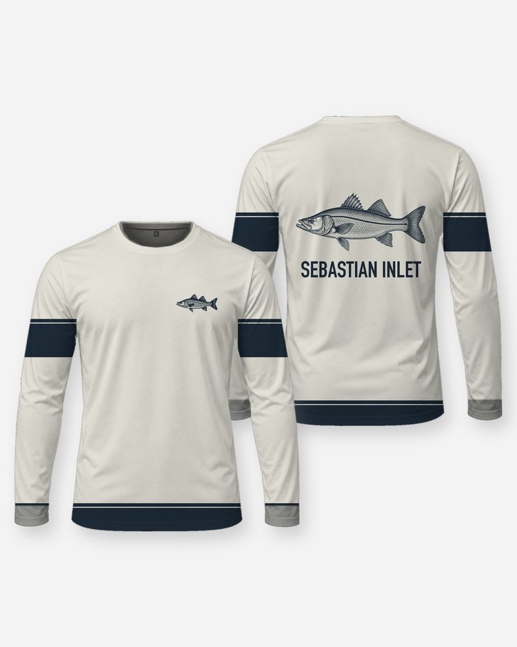 Custom Spot Name Snook Woodcut Fishing Shirt - Long Sleeve