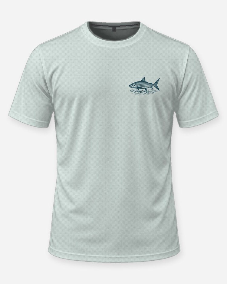 Custom Captain Name Bonefish Flats Fishing Shirt - front