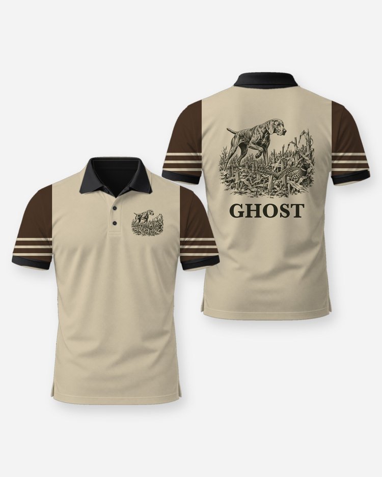 Custom Dog Name Pointing Dog Pheasant Hunting Shirt - Polo