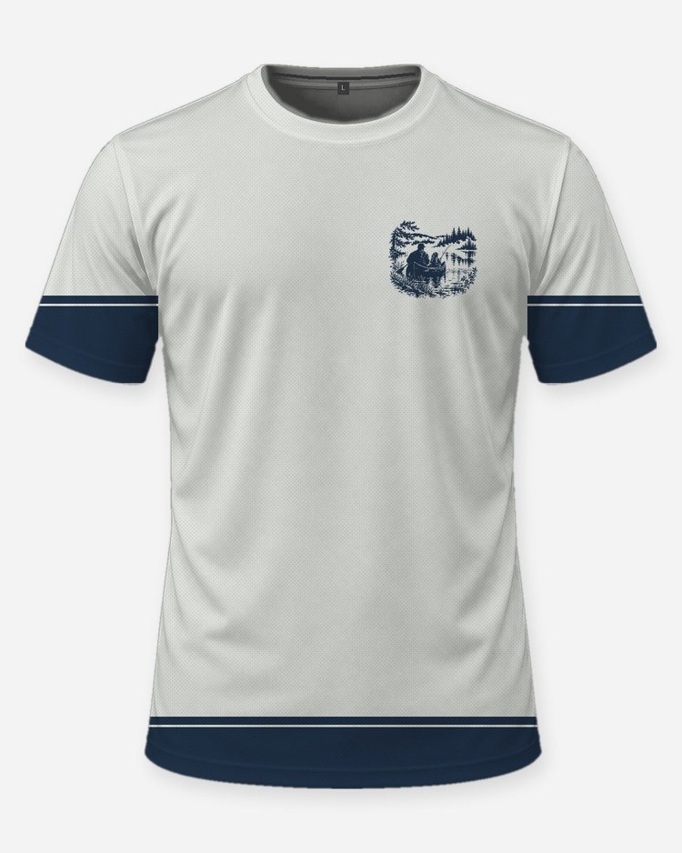 Custom Family Name Canoe Fishing Trip Shirt - front