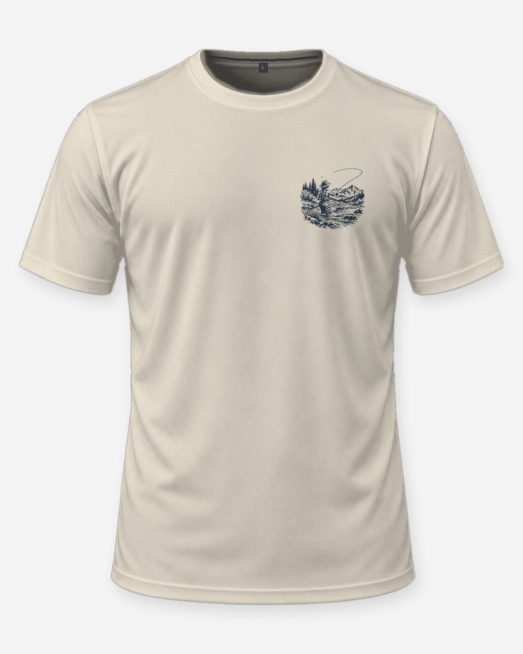 Custom Name She Fishes Too Fly Fishing Shirt - front