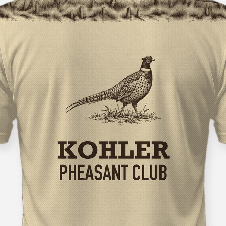 Custom Name Pheasant Club Fence Line Yoke Hunting Shirt - print close-up