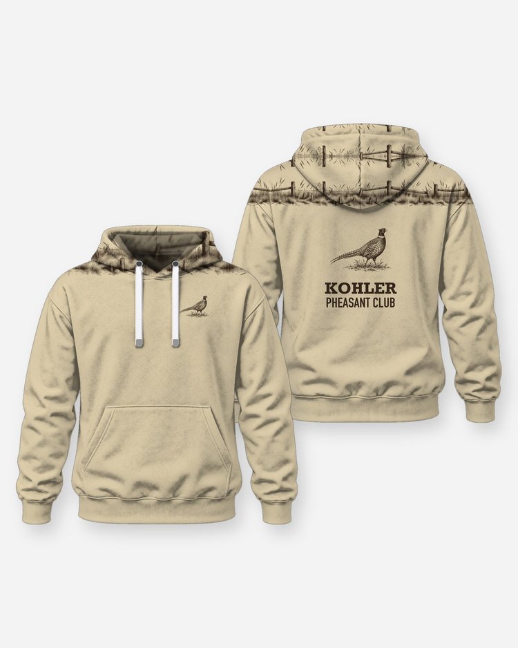 Custom Name Pheasant Club Fence Line Yoke Hunting Shirt - Hoodie