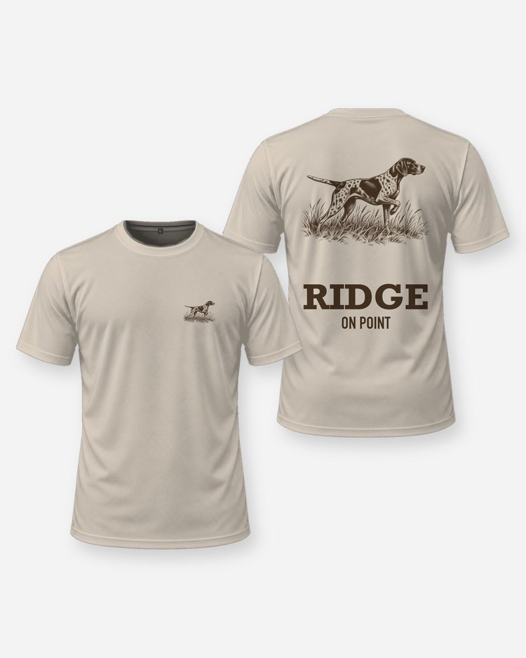 Custom Dog Name Bird Dog On Point Woodcut Hunting Shirt - front and back