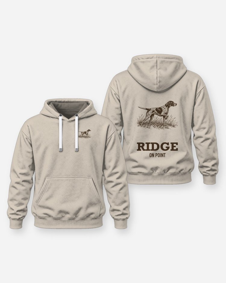 Custom Dog Name Bird Dog On Point Woodcut Hunting Shirt - Hoodie