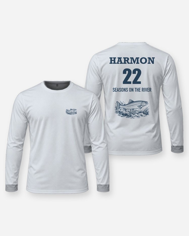 Custom Name And Seasons Count Rainbow Trout Fishing Shirt - Long Sleeve