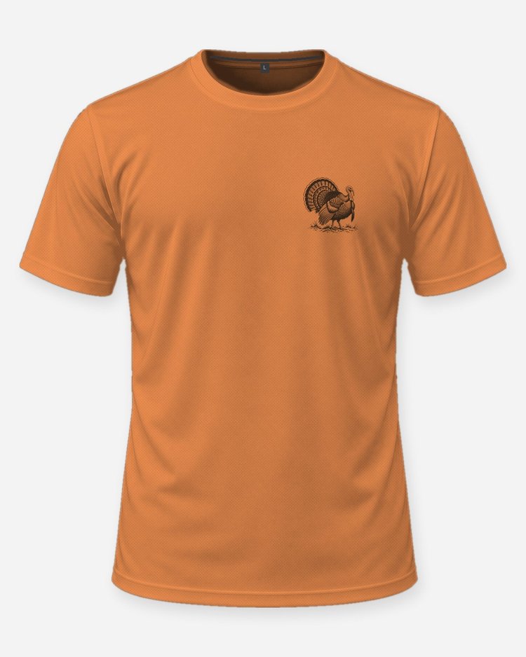 Custom Name And Seasons Count Strutting Turkey Hunting Shirt - front