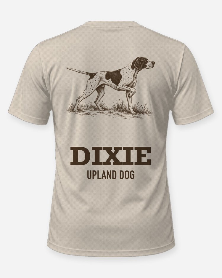 Custom Dog Name English Pointer Upland Dog Shirt - back