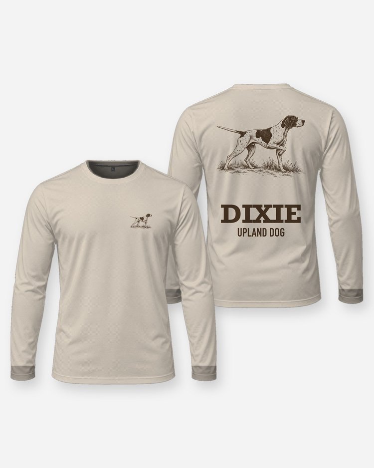 Custom Dog Name English Pointer Upland Dog Shirt - Long Sleeve