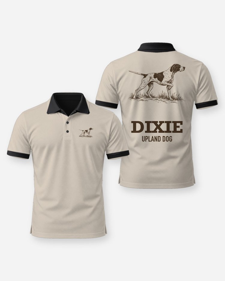Custom Dog Name English Pointer Upland Dog Shirt - Polo