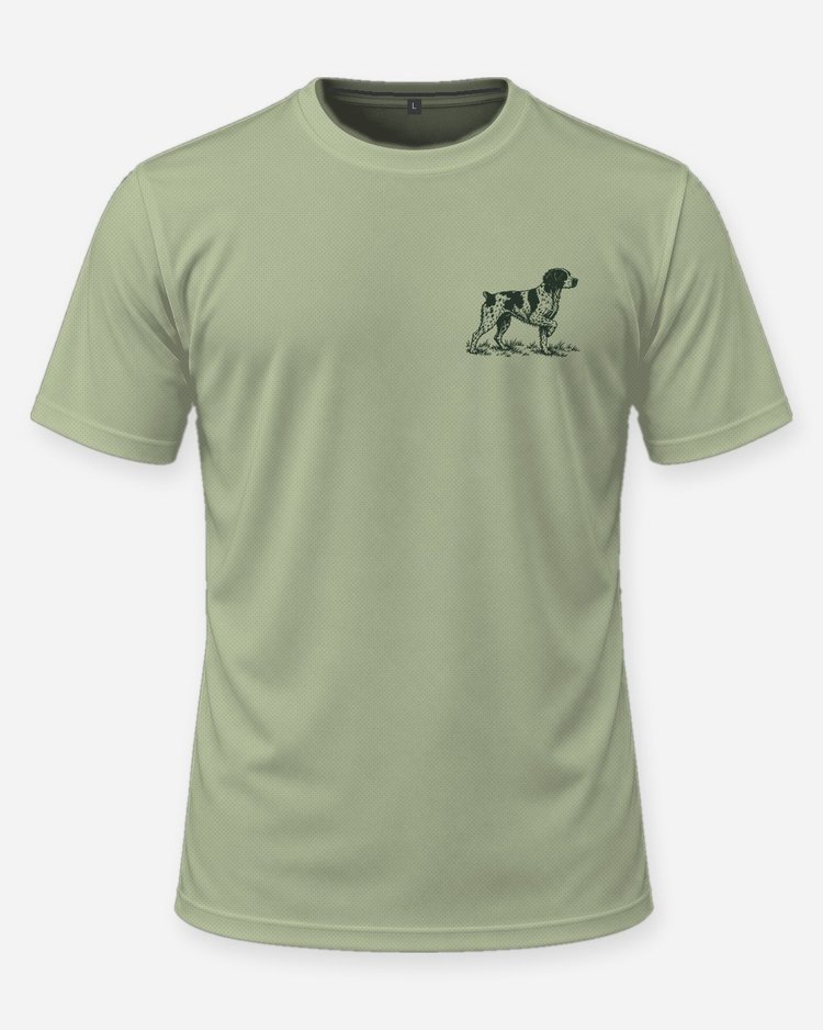 Custom Dog Name Brittany Spaniel Bird Dog Shirt - front