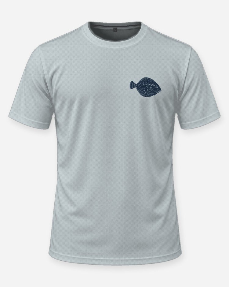 Custom Title Grandpa's Dock Flounder Fishing Shirt - front