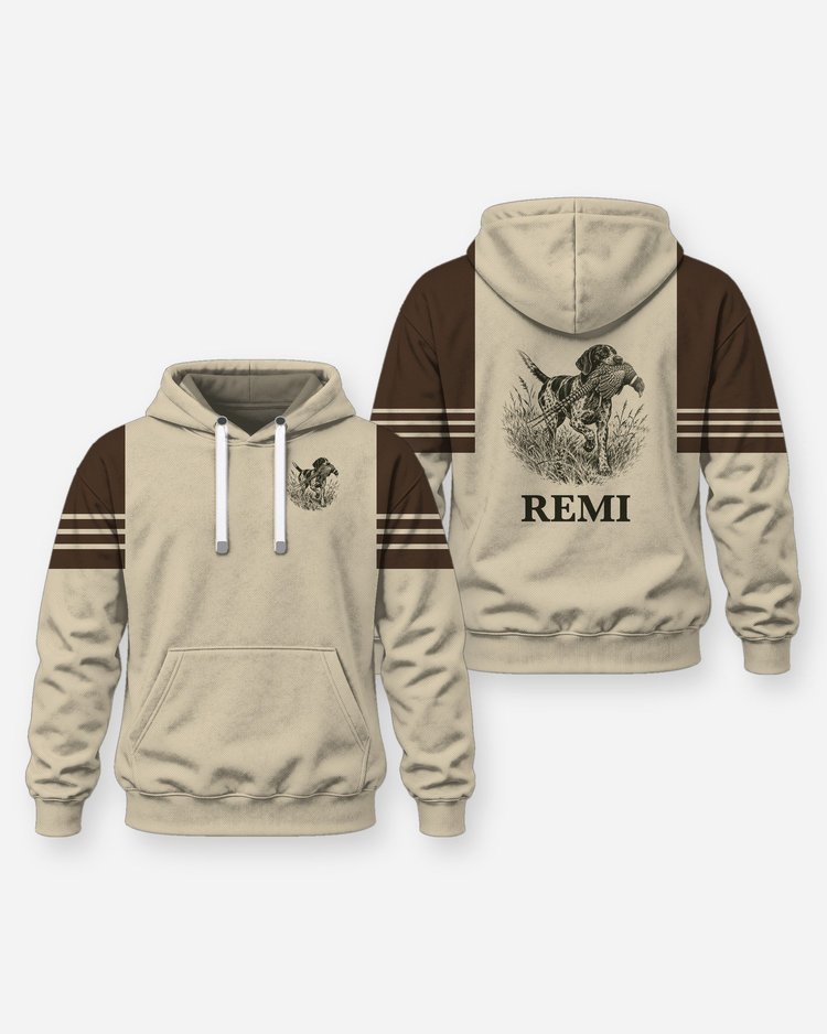 Custom Dog Name Bird Dog Pheasant Retrieve Shirt - Hoodie