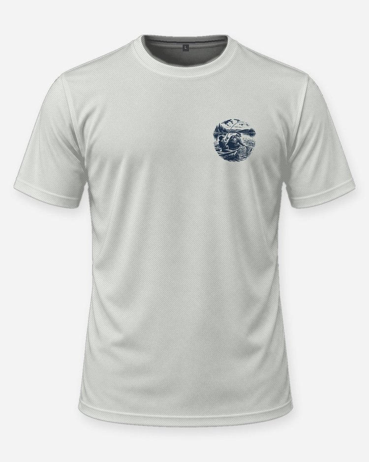 Custom Grandkid Name Grandpa's Best Catch Fishing Shirt - front
